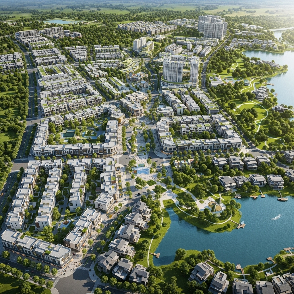 1. Tổng quan về phân khu tại Eco Central Park