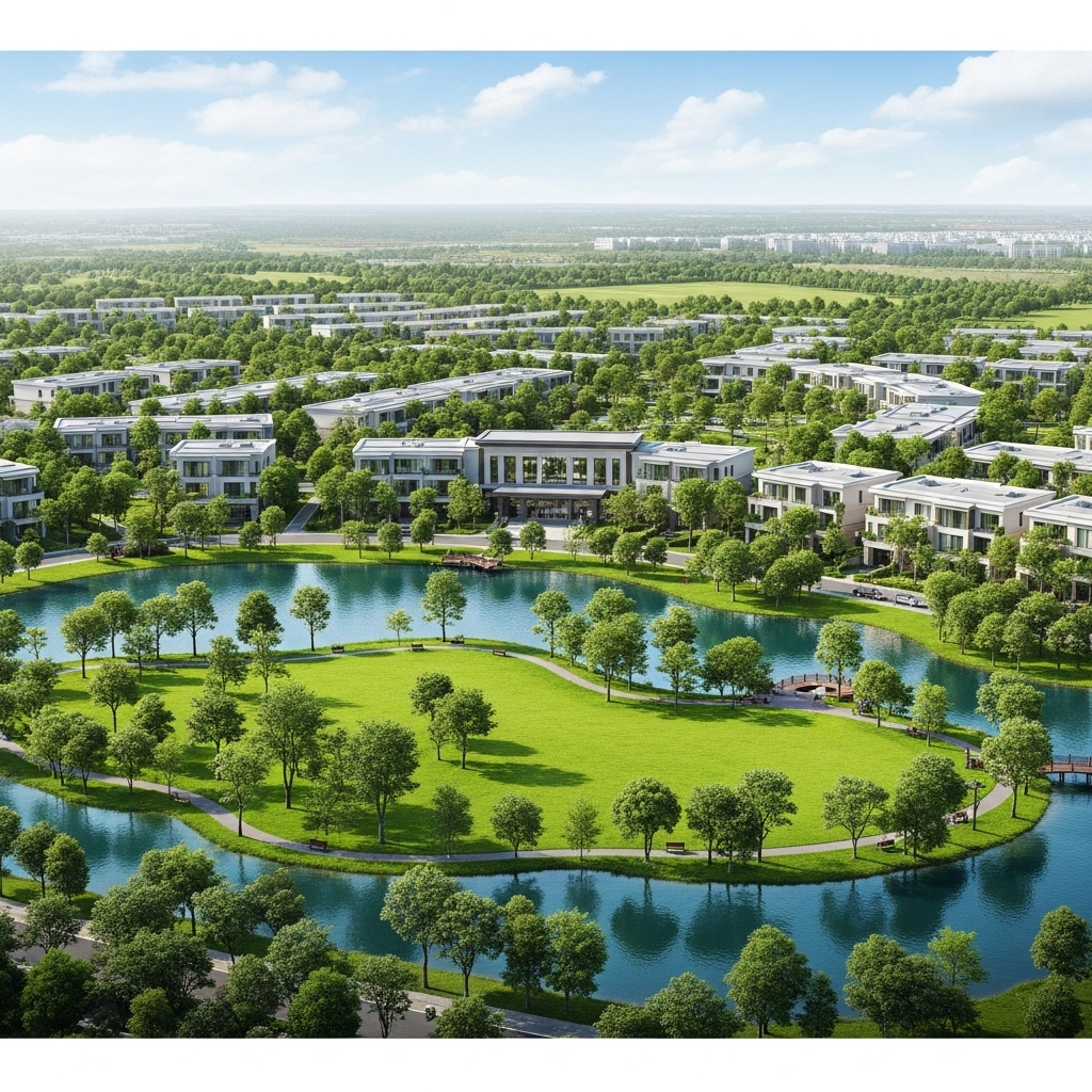 1. Vị trí chiến lược của Ecopark Vinh khu nghỉ dưỡng tuổi già