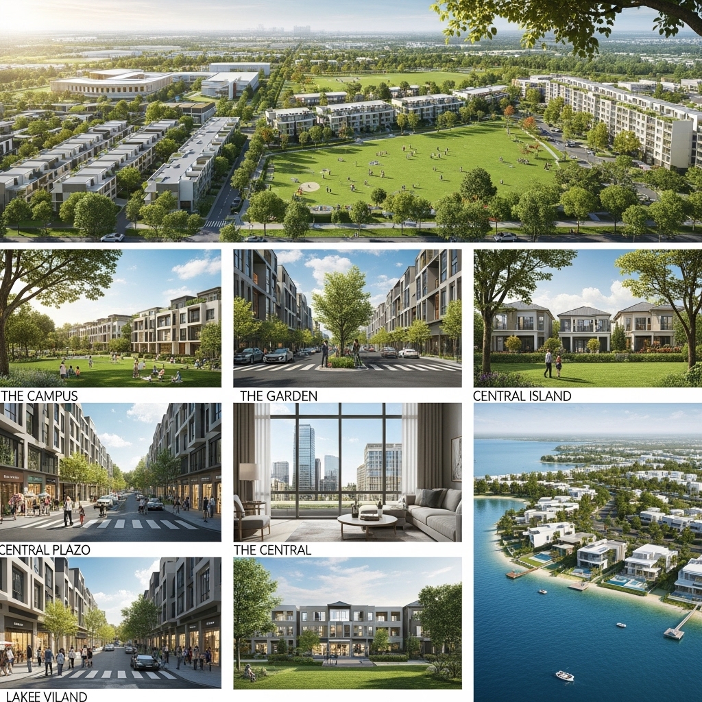 2. Giới thiệu chi tiết từng phân khu