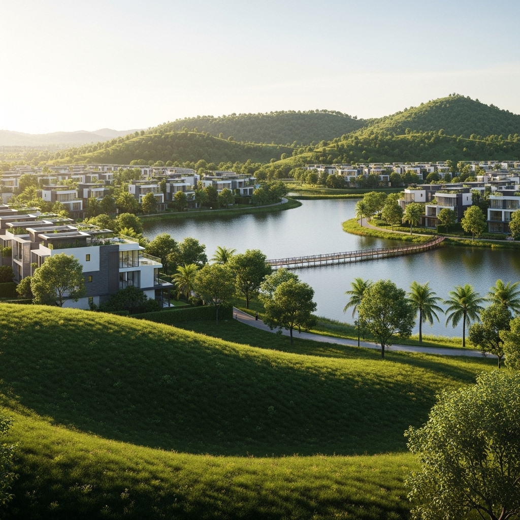 4. Không Gian Sống Xanh Tại Ecopark Vinh: Giao Hòa Cùng Thiên Nhiên