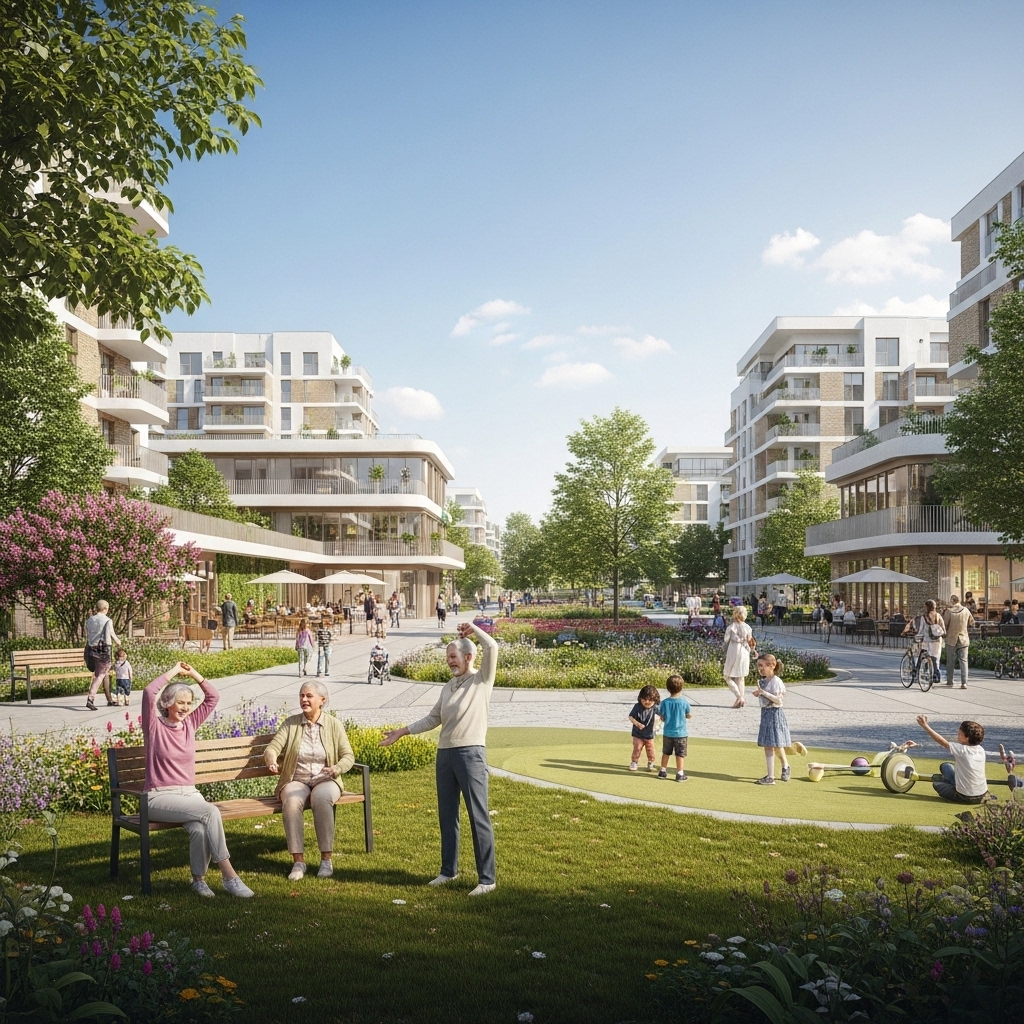 4. Tiện ích liên kết và môi trường sống đa thế hệ tại Ecopark Vinh